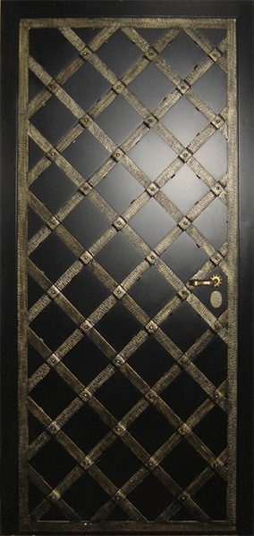 Дверь с коваными элементами KE-022