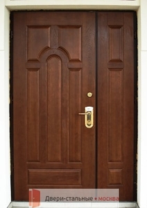 Полуторапольные филенчатые двери