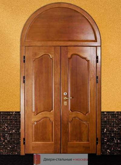 Дверь филенчатая с фрамугой